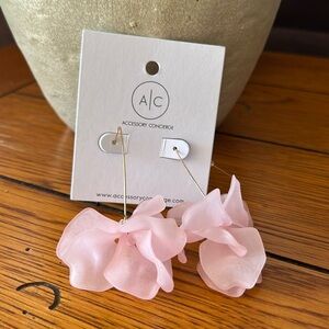 Pink blossom earrings from Accessory Concierge
